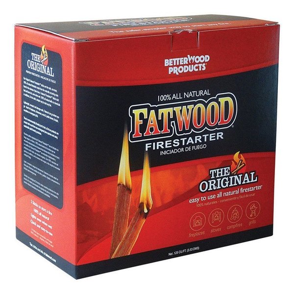 Better Wood Products Fatwood Pine Resin Stick Fire Starter 5 lb 09987